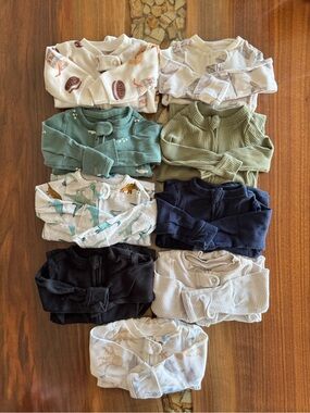 Mixed Baby Footed Sleepers